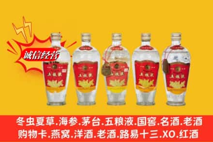 百色市隆林回收老五粮液